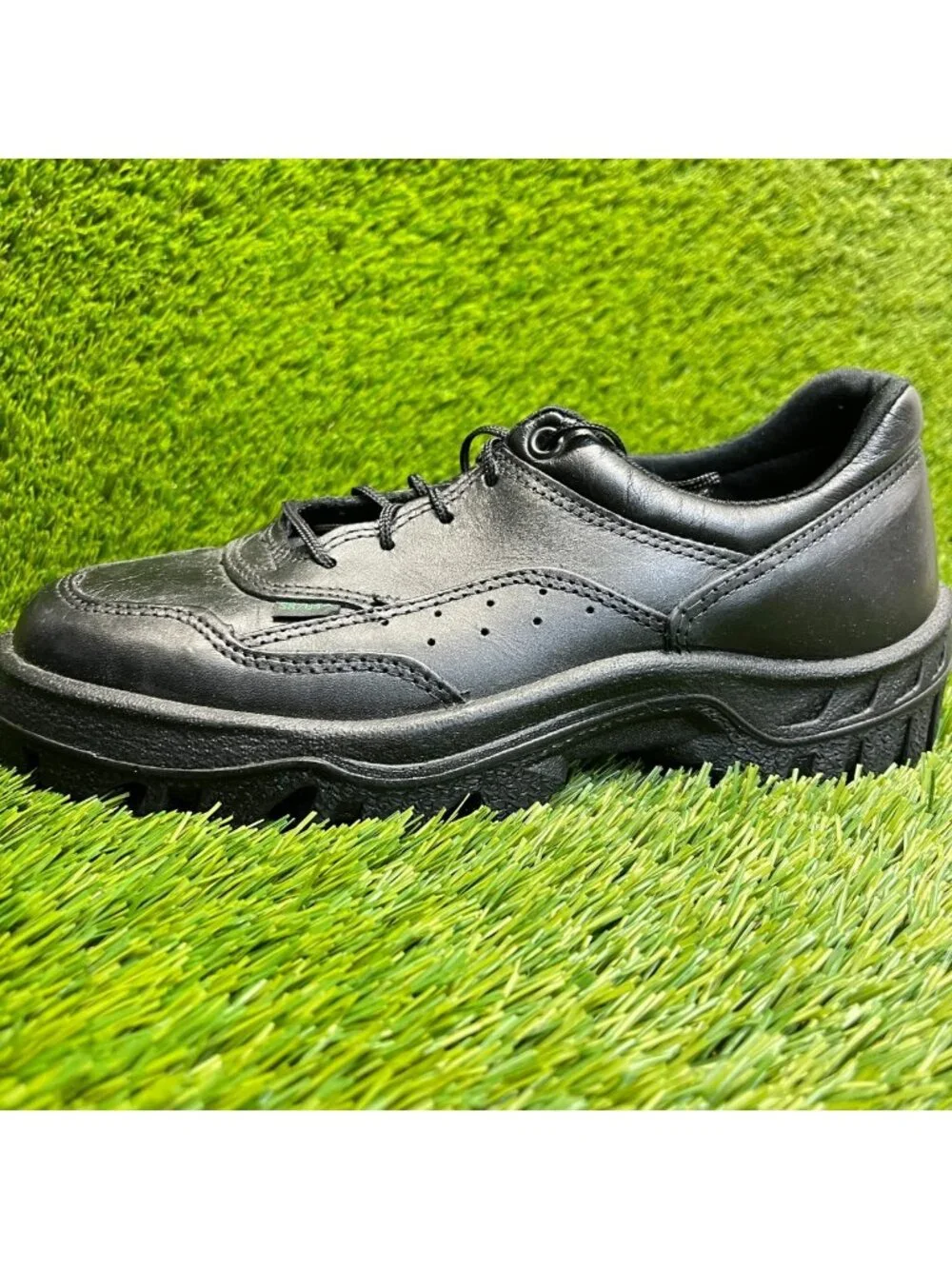 Rocky Postal TMC 5101 Mens Size 9 Black Leather Slip Resistant Oxford Shoes